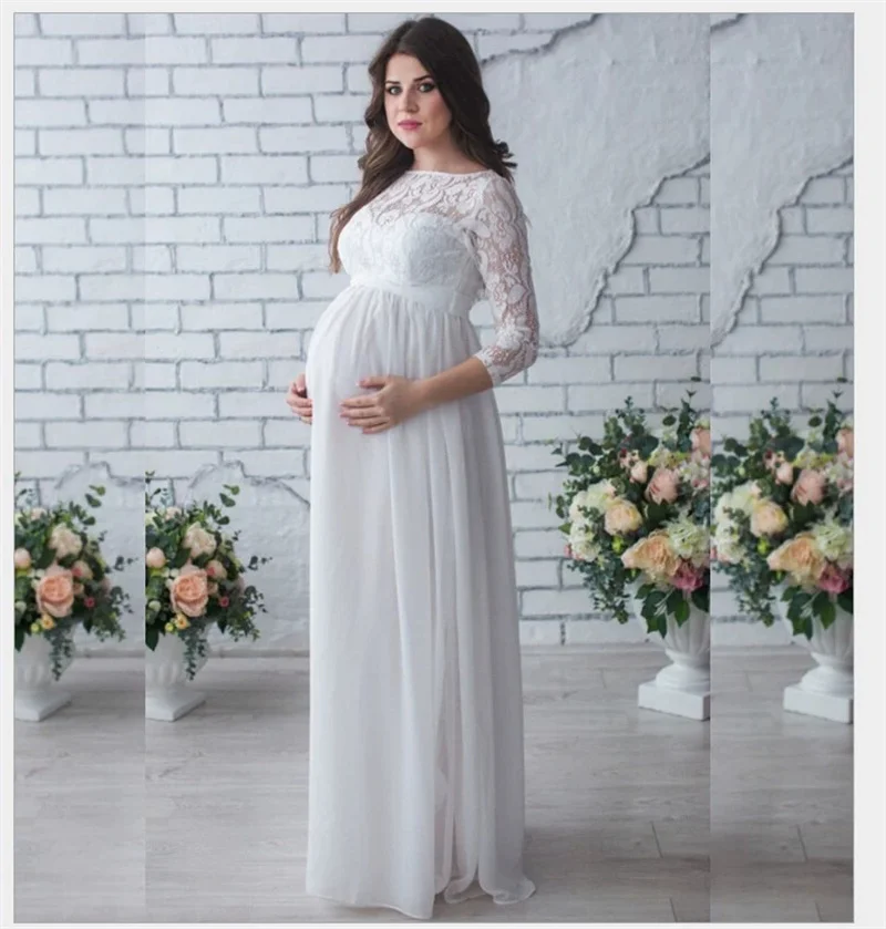 Guía de tallas del vestido de fotografía de maternidad