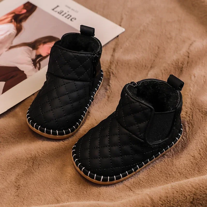 Botas de nieve infantiles con felpa térmica – Antideslizantes - imagen 5