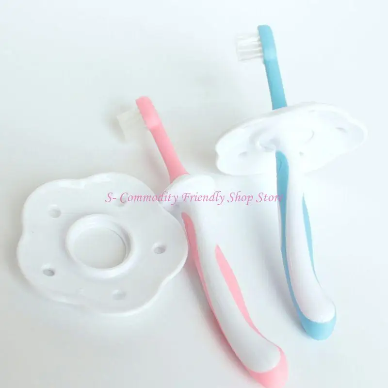 Juego cepillos de dientes para bebé con entrenamiento lengua y diseño - imagen 2