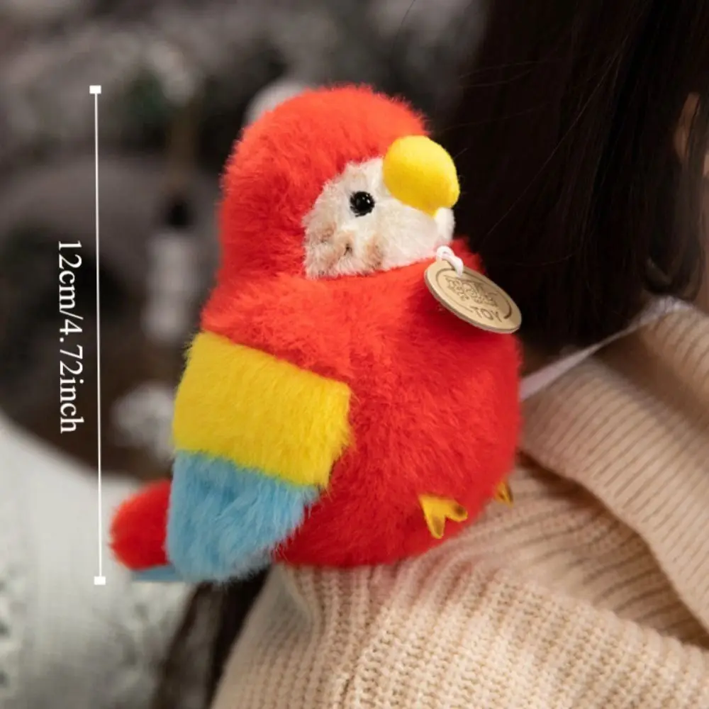 Colgante de peluche de loro magnético para bolso infantil y hombro - imagen 2