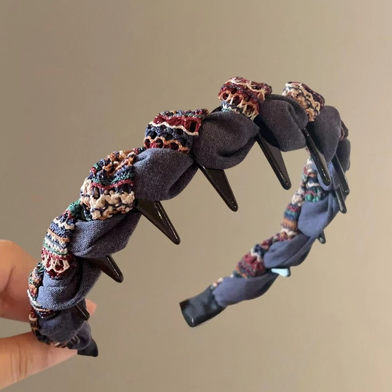 Diademas antideslizantes tipo corona alta para bebé otoño-invierno - imagen 4