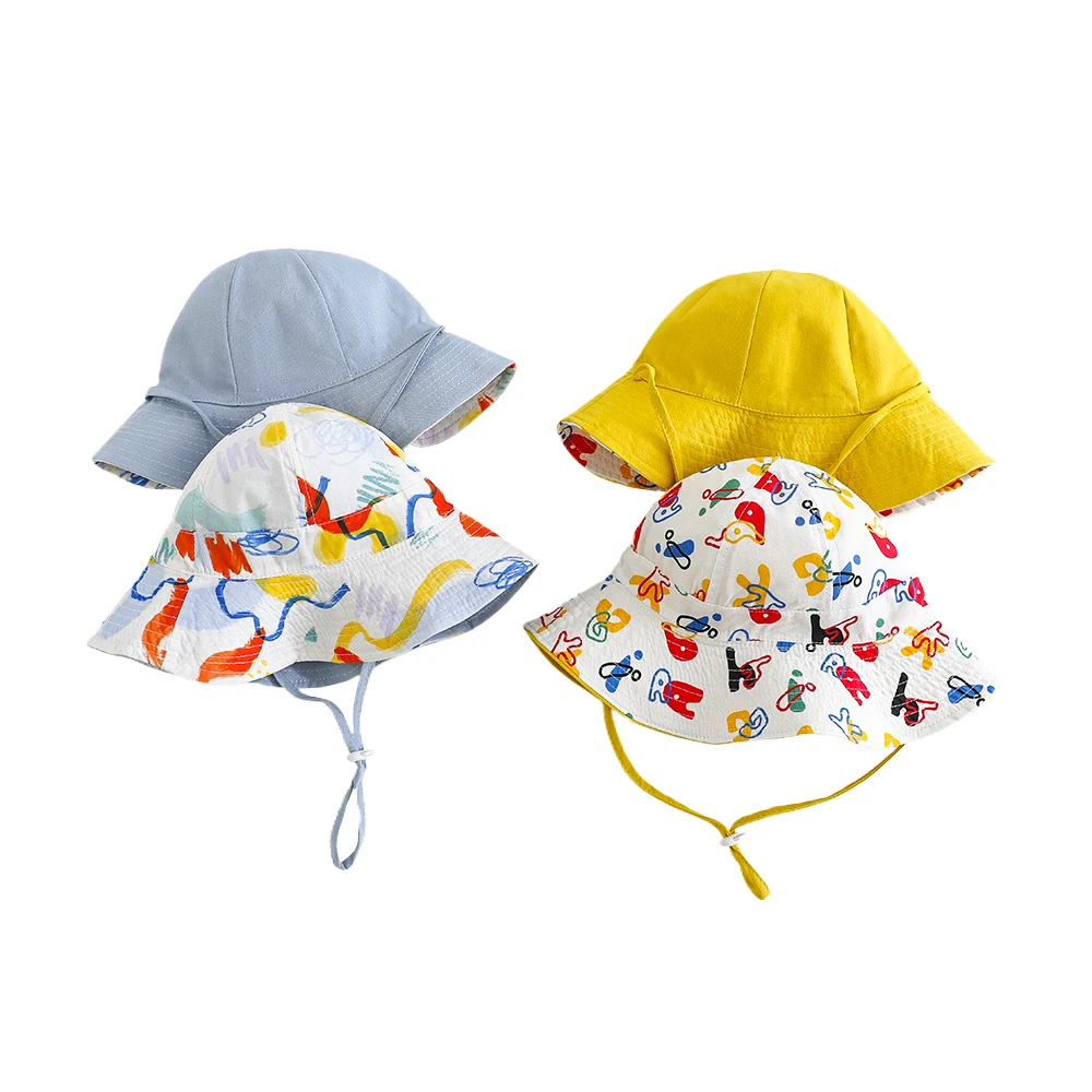 Sombrero de pescador reversible con protección UV infantil - imagen 4