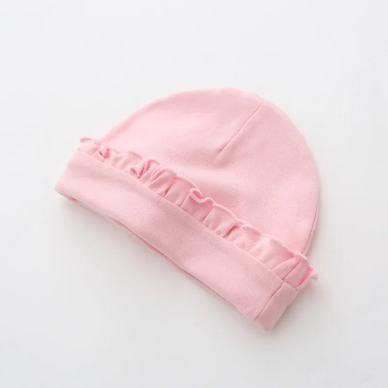 Gorro bebé recién nacido de algodón suave para niñas - imagen 4