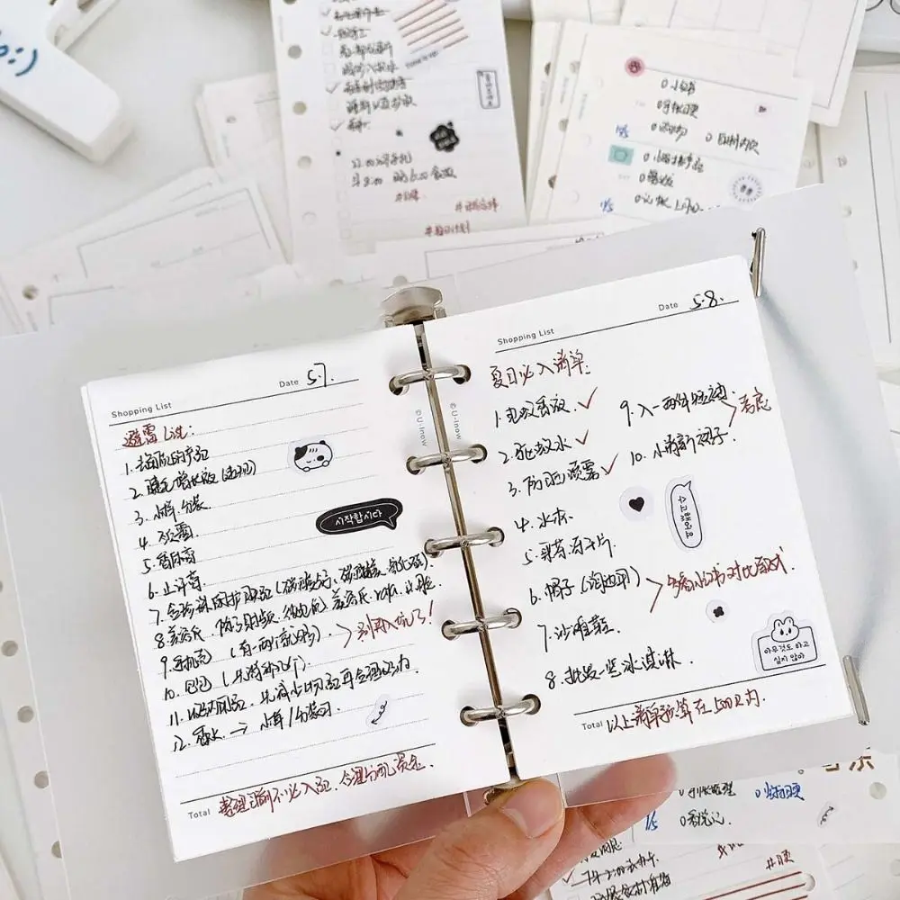 Hojas recambio para cuaderno de anillas con índice - imagen 4