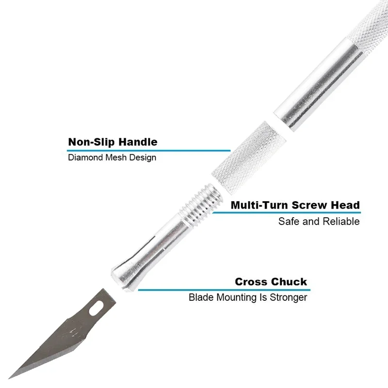 Kit de manualidades grabado con cuchillos metálicos antideslizantes - imagen 3