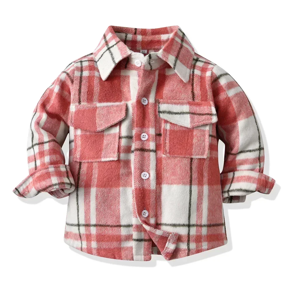 Camisa para niño a cuadros en algodón suave manga larga - imagen 3
