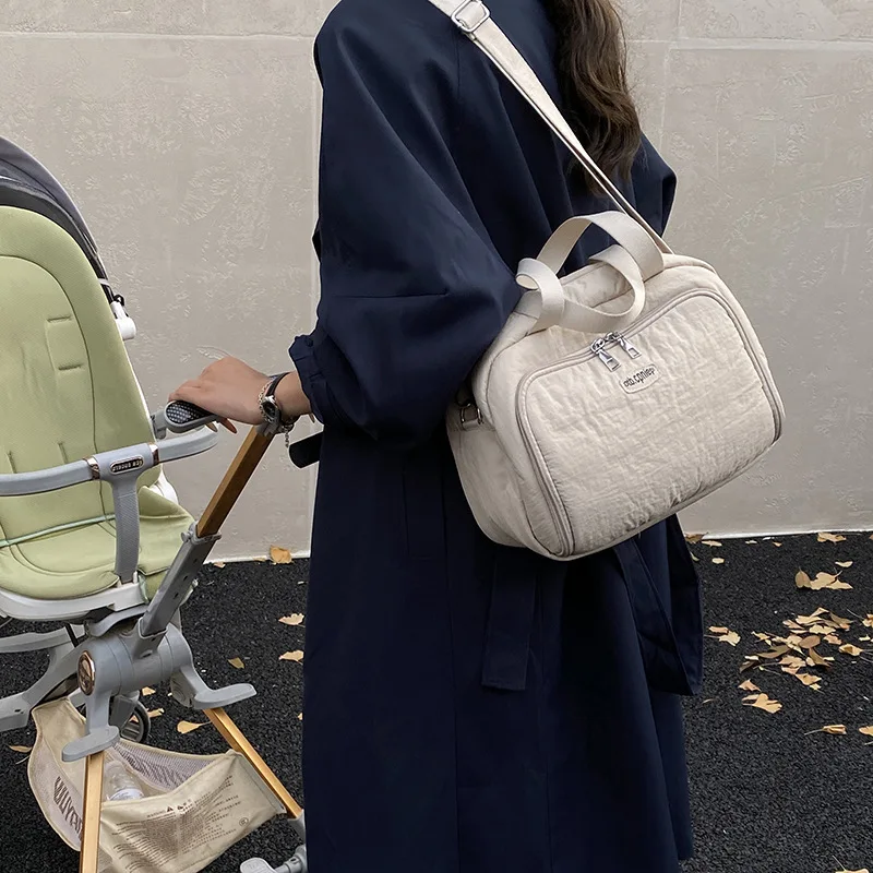 Bolsa de pañales maternal aislante – Diseño coreano para mamás - imagen 4