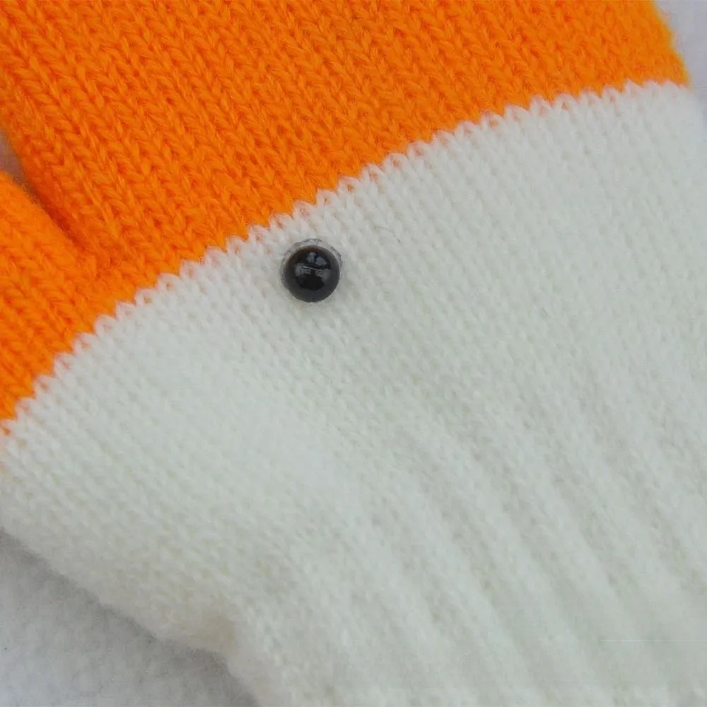 Guantes de lana doble capa para niños, abrigo contra el frío - imagen 2