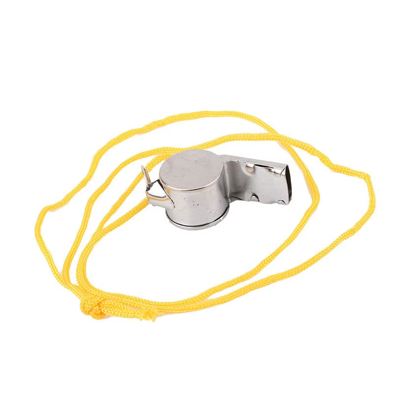 Silbato acero inoxidable para árbitro fútbol baloncesto - imagen 5