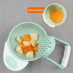 Triturador manual de papillas para bebés – Molinillo de cuenco
