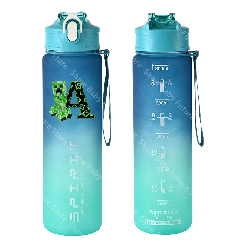 Botella con pajita Minecraft a prueba de fugas - imagen 3