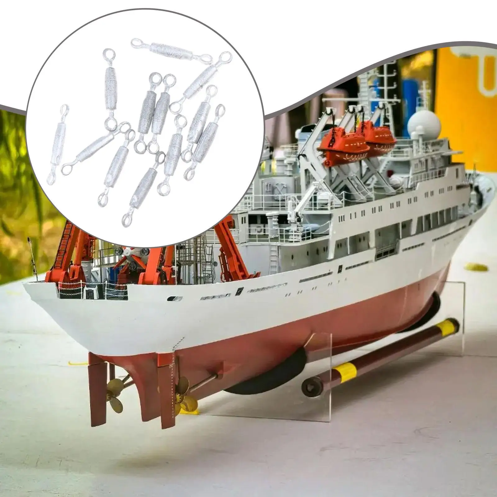 Repuesto metálico para barco de modelo: durabilidad realista - imagen 3