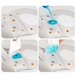 Babero de silicona impermeable – Estampado cereza para bebé