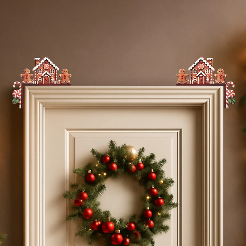 Detalle del grabado navideño en la pieza de madera