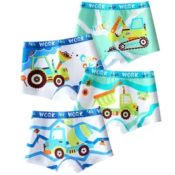 Calzoncillos de algodón para niño – Estampado de coches y camiones