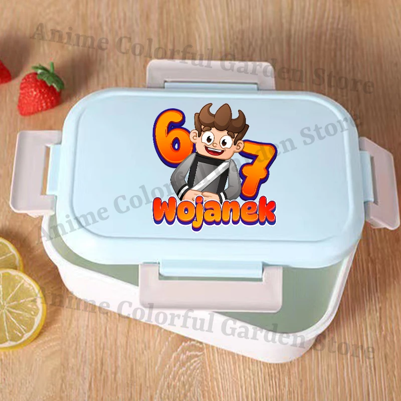 Lonchera Bento portátil Wojan Team para niños con dibujos de colegio - imagen 2