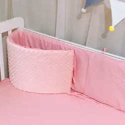 Parachoques de cuna suave recién nacido protector cabeza pieza