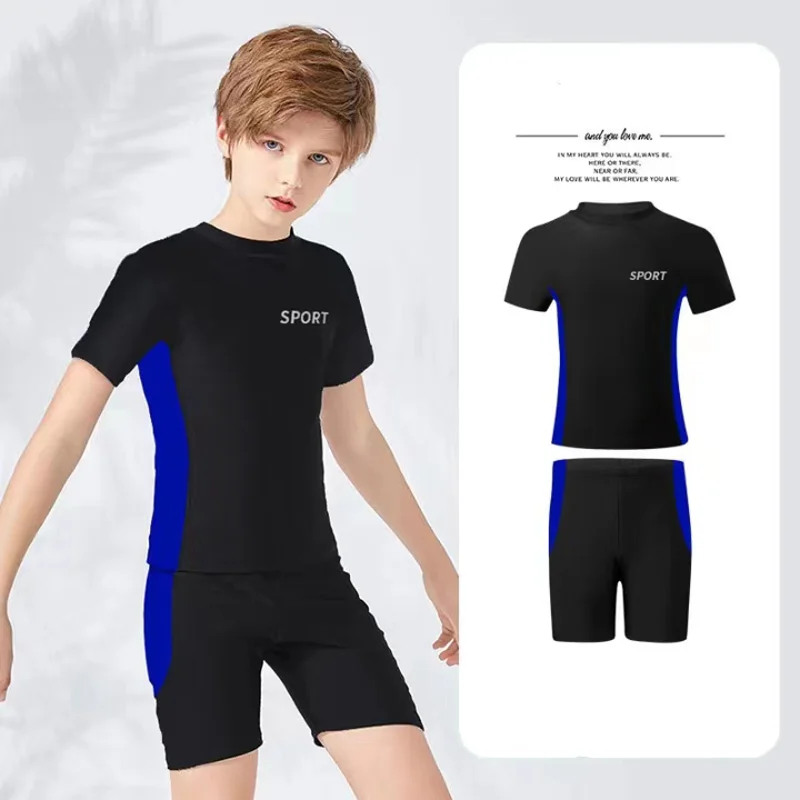Bañadores de secado rápido para niños – Traje entrenamiento partido - imagen 3