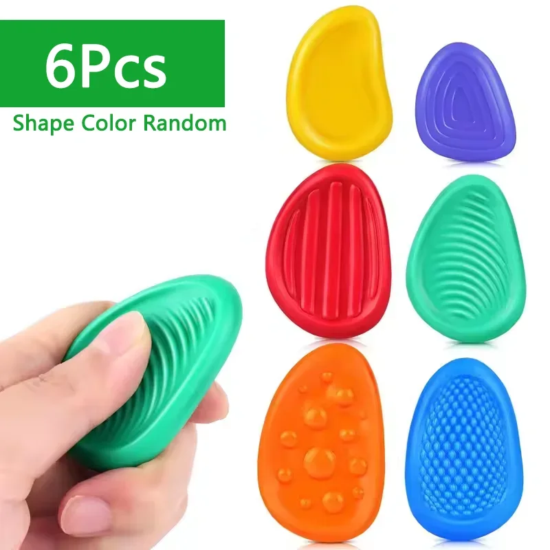 Juguetes antiestrés sensoriales de silicona texturizada para niños