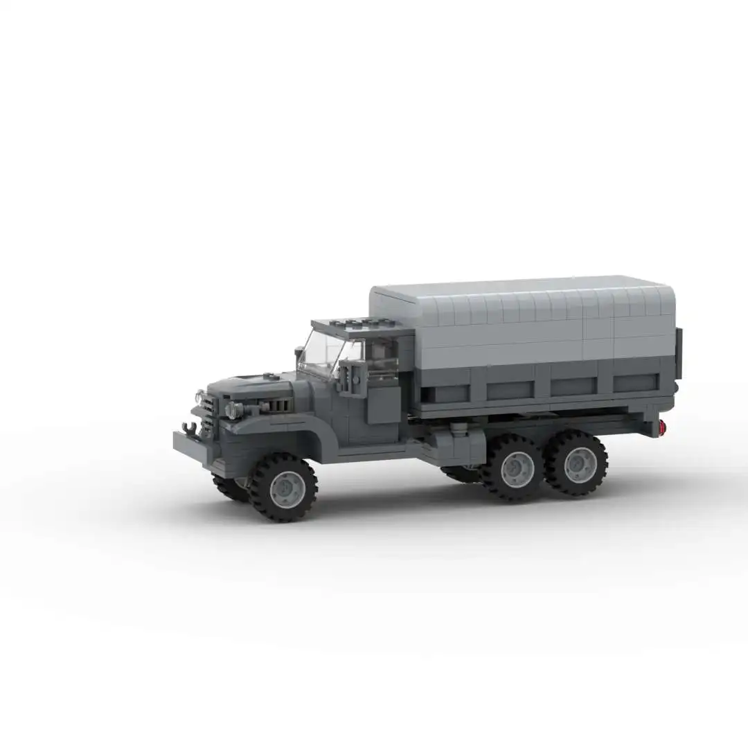 Camión todoterreno de juguete 6x6 con bloques de construcción - imagen 5