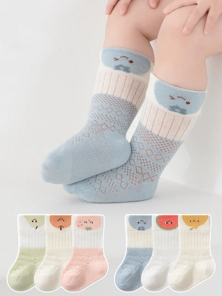 Calcetines de algodón para bebé y primera infancia