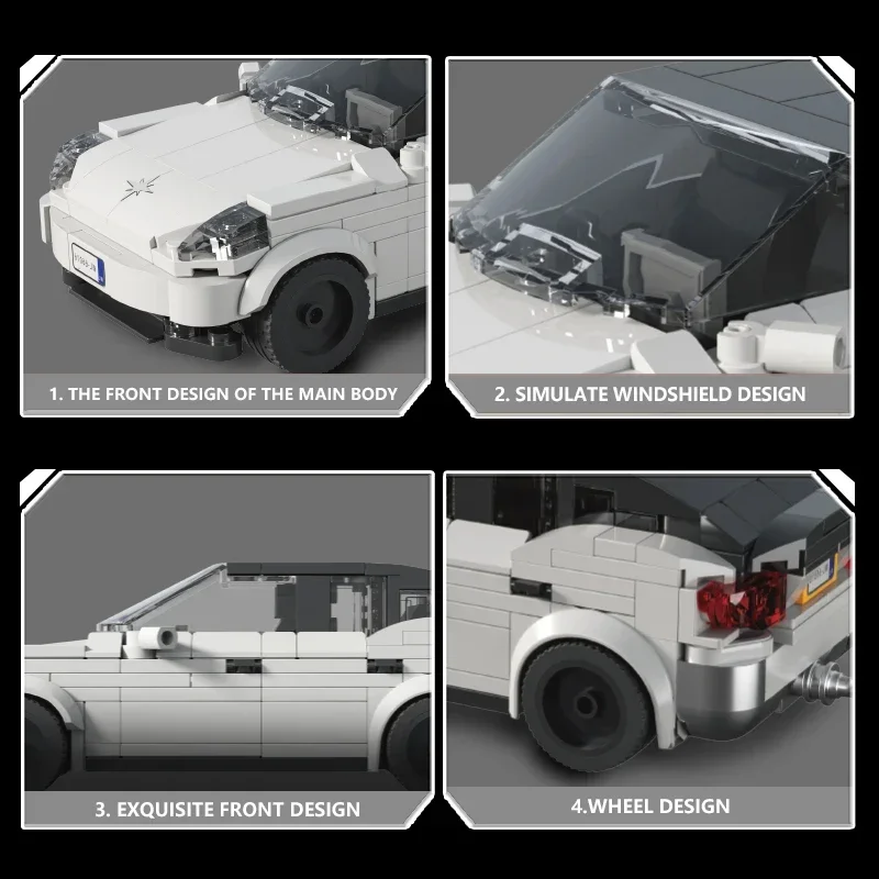 Bloques de construcción coche eléctrico: juguetes para niños - imagen 5