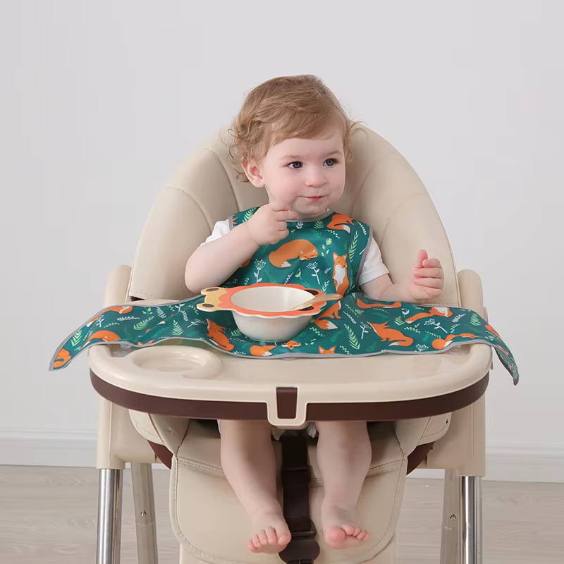 Babero impermeable con ventosa antisuciedad – Fácil de limpiar - imagen 2