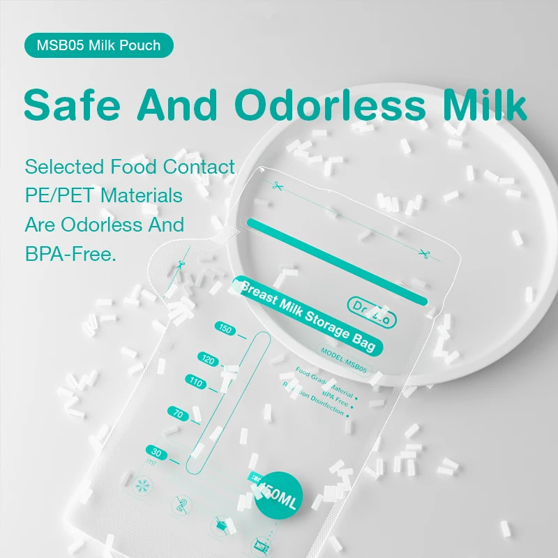 MAMIJOY Bolsas almacenamiento leche materna congelada – Desechables sin BPA