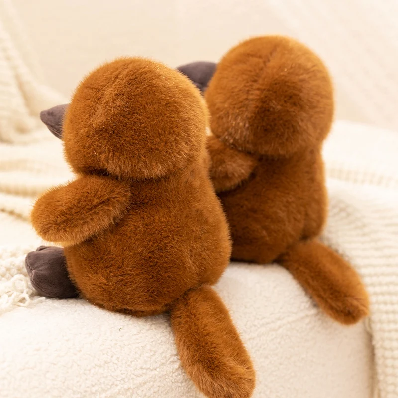 Peluche de ornitorrinco esponjoso estilo tierno, pato suave - imagen 4