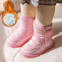 Botas de invierno para niños – impermeables en algodón, suela blanda