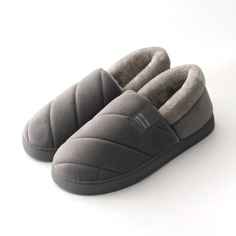 Pantuflas de felpa antideslizantes para casa – Invierno]