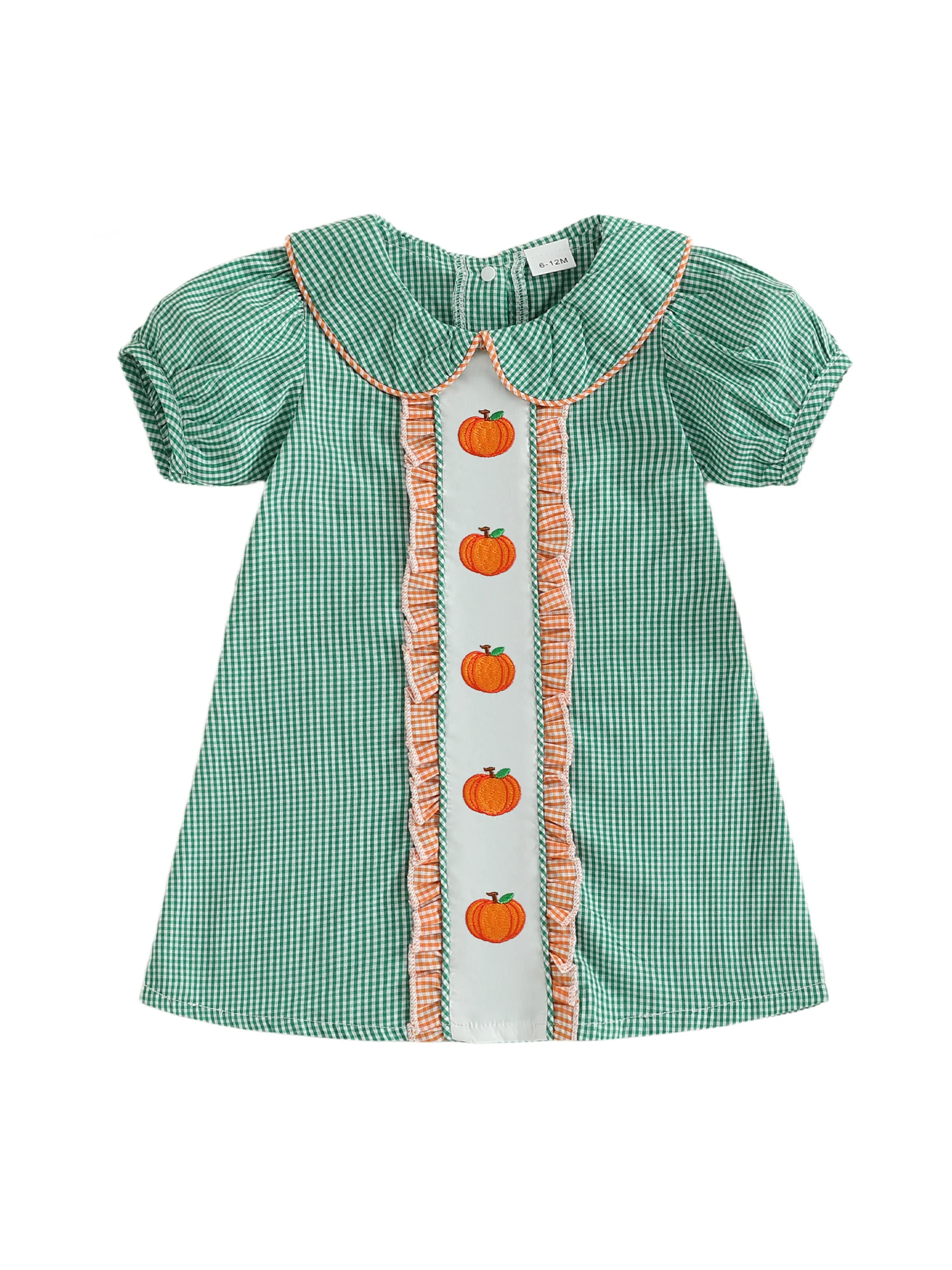Vestido a cuadros VISgogo para niñas pequeñas