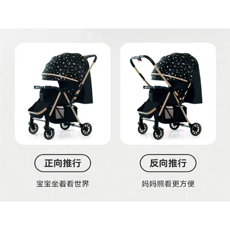 Carrito de bebé plegable con asiento reclinable - imagen 5