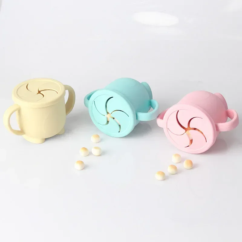 Taza para sorber infantil sin BPA – Color sólido, 200 ml, con tapa - imagen 2