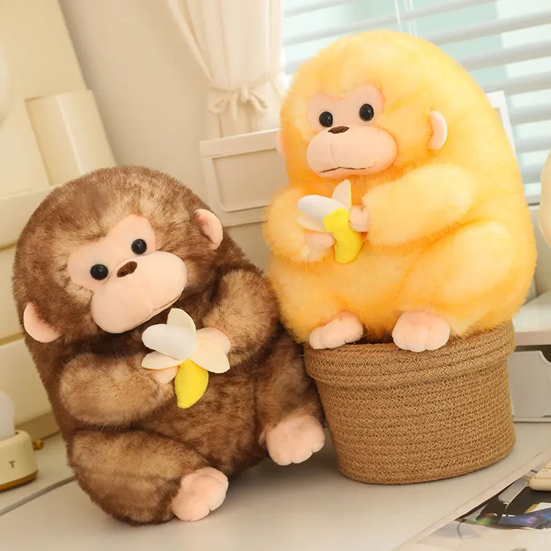 Peluche mono suave con almohada para dormir, regalo infantil - imagen 5