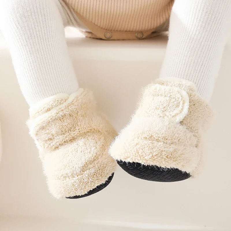 Zapatos de invierno bebé con suela suave antideslizante primeros pasos - imagen 5