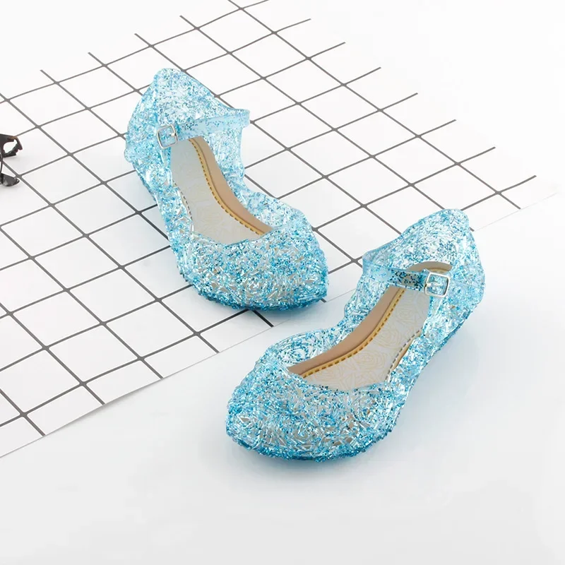 Sandalias antideslizantes para niña de estilo sirena princesa - imagen 2