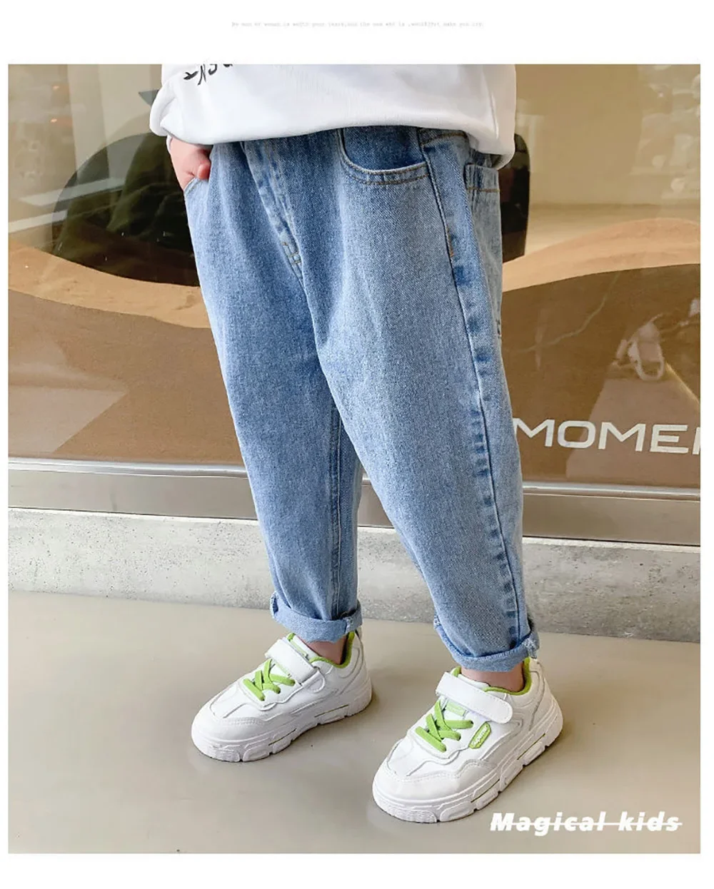Combinaciones con pantalones vaqueros infantiles