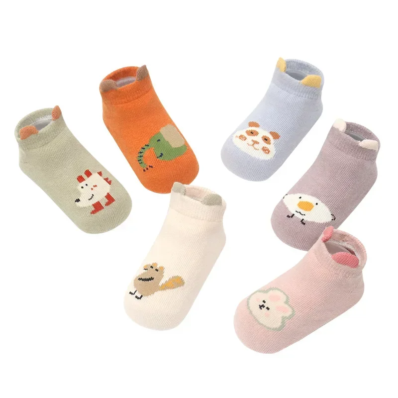 Calcetines infantiles de algodón suave con dibujos animados - imagen 3