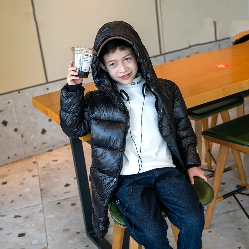 Chaqueta cortavientos de algodón para niños – abrigo cálido invierno - imagen 2