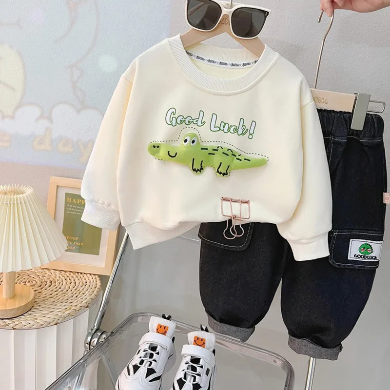 Chándal infantil de algodón para niña – Camiseta y pantalón - imagen 5