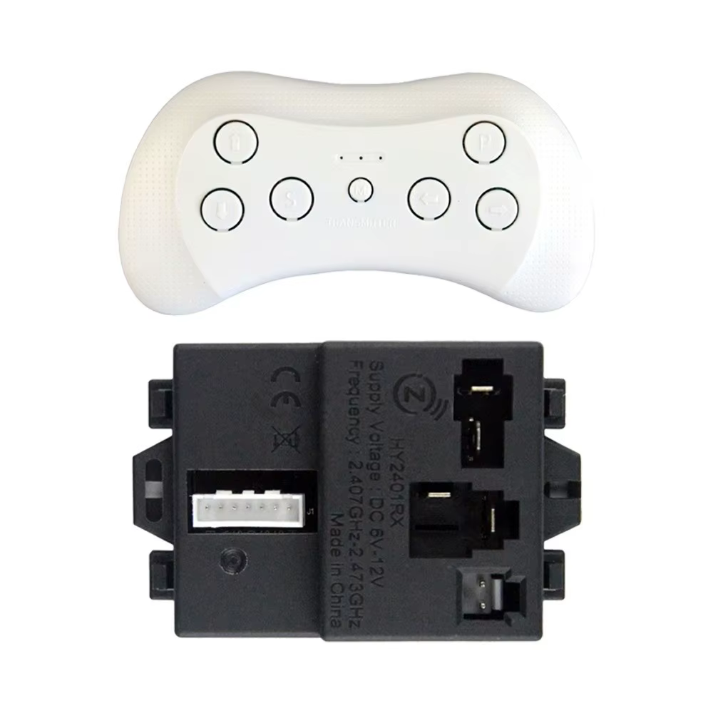 Control remoto para coche teledirigido blanco y negro - imagen 2