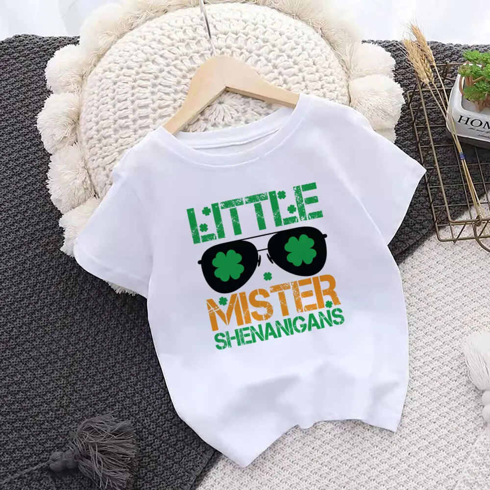 Camiseta Mr Lucky Charm día de San Patricio para niño - imagen 2