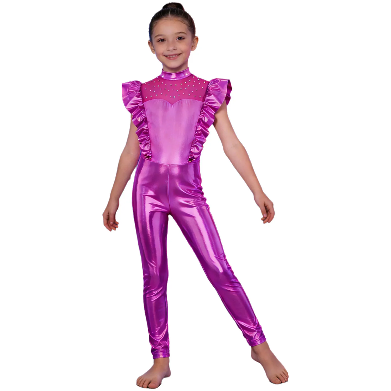 Traje en uso - niña en posición de ballet
