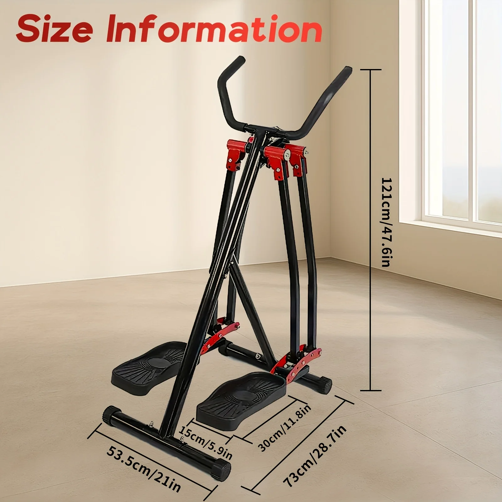 Bicicleta de pedales con ajuste para mayores, ejercicios en casa - imagen 3