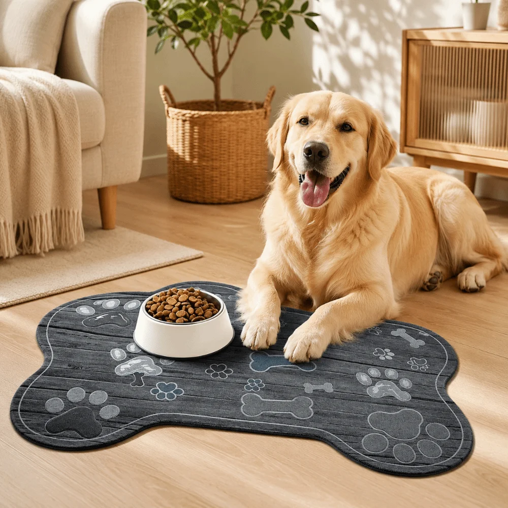 Tapete secado rápido para mascotas antideslizante impermeable - imagen 5