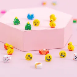 ZYF Gomas de borrar infantiles de animalitos pastel suaves