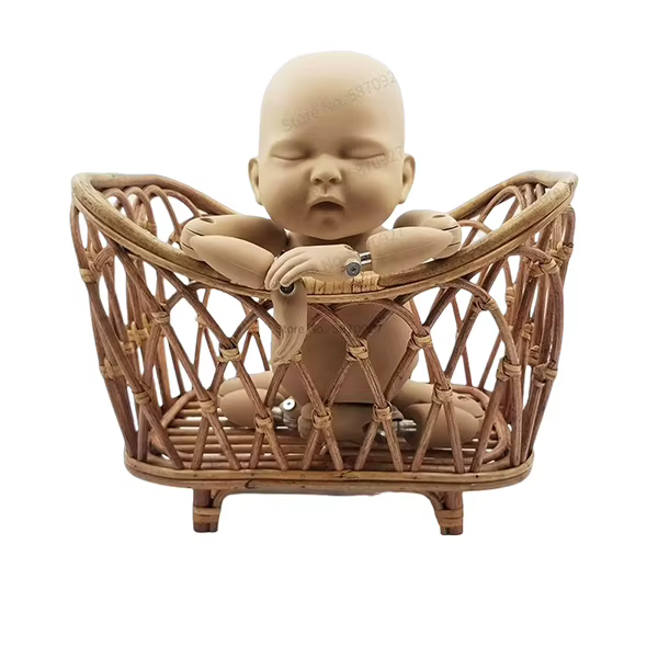 Kit fotográfico para bebé con accesorios y fondo de estudio - imagen 4