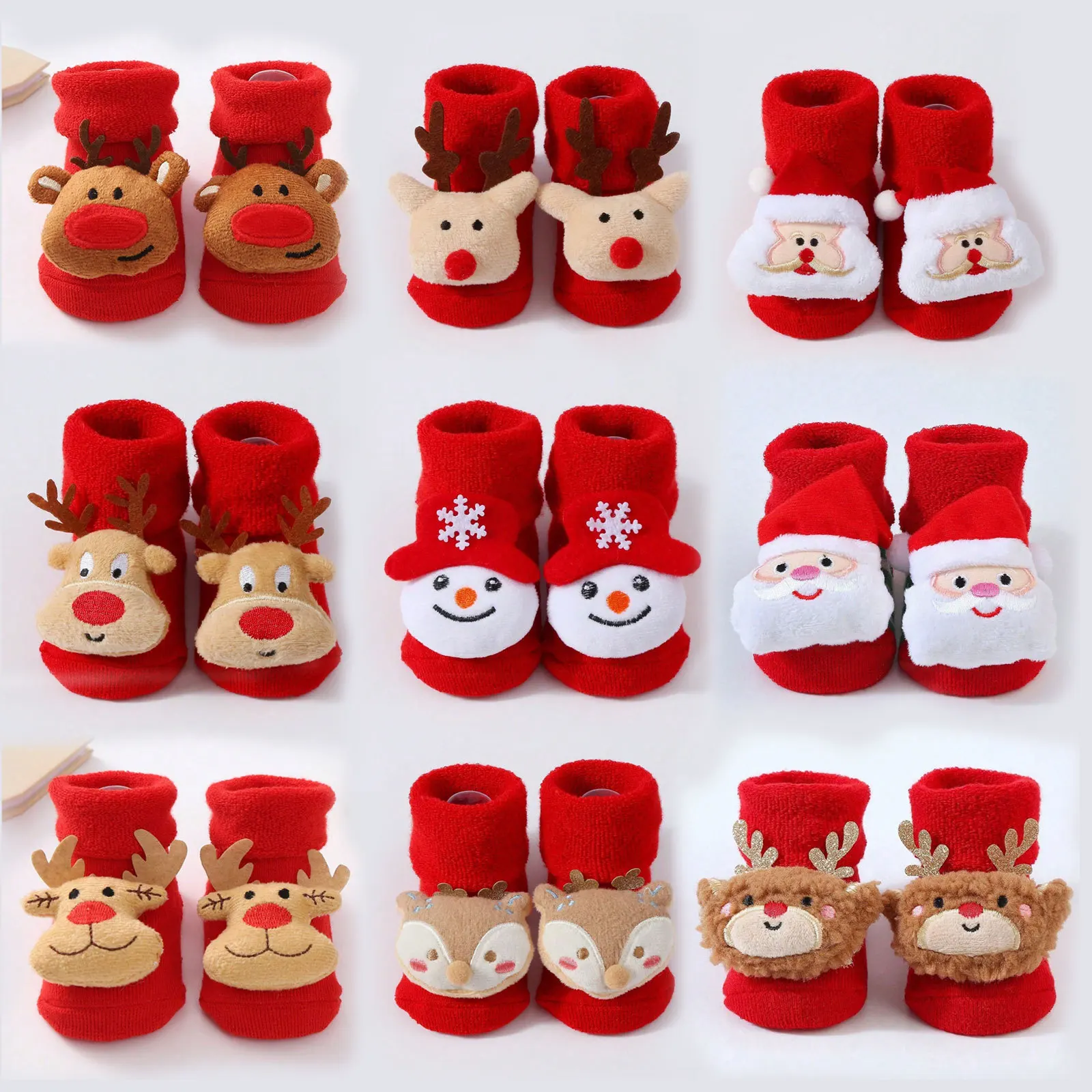 Calcetines de Navidad para bebé – Tejidos suaves y cálidos - imagen 5
