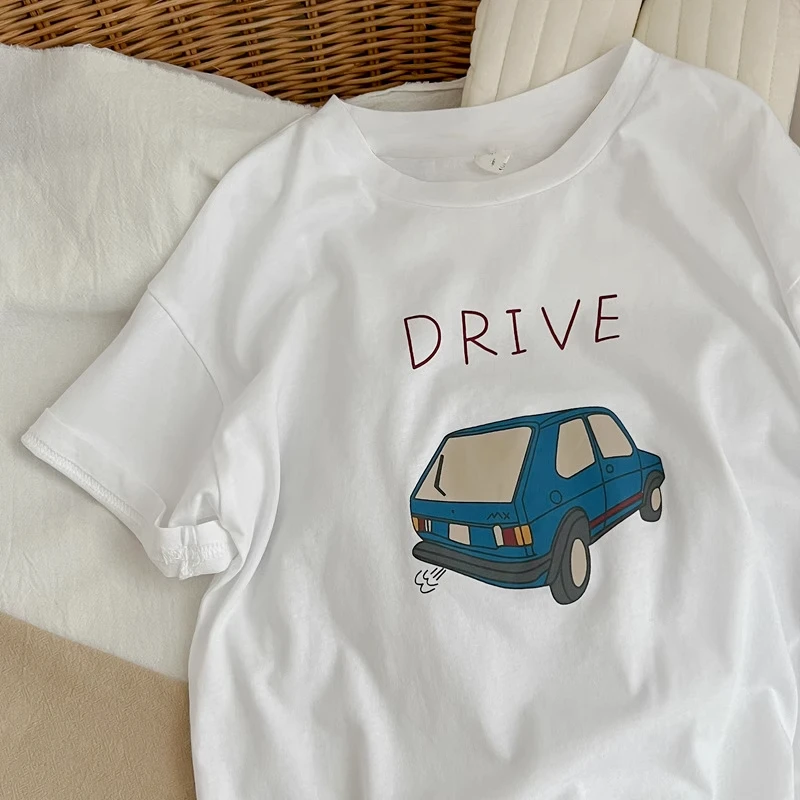 Camiseta infantil de verano con cuello redondo